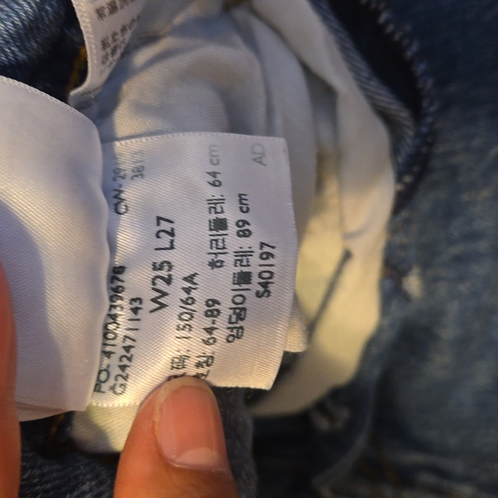 LEVIS RIBCAGE STRAIGHT ANKLE WOMEN'S JEANS SIZE 25 COLOR BLUE - Picture 10 of 12